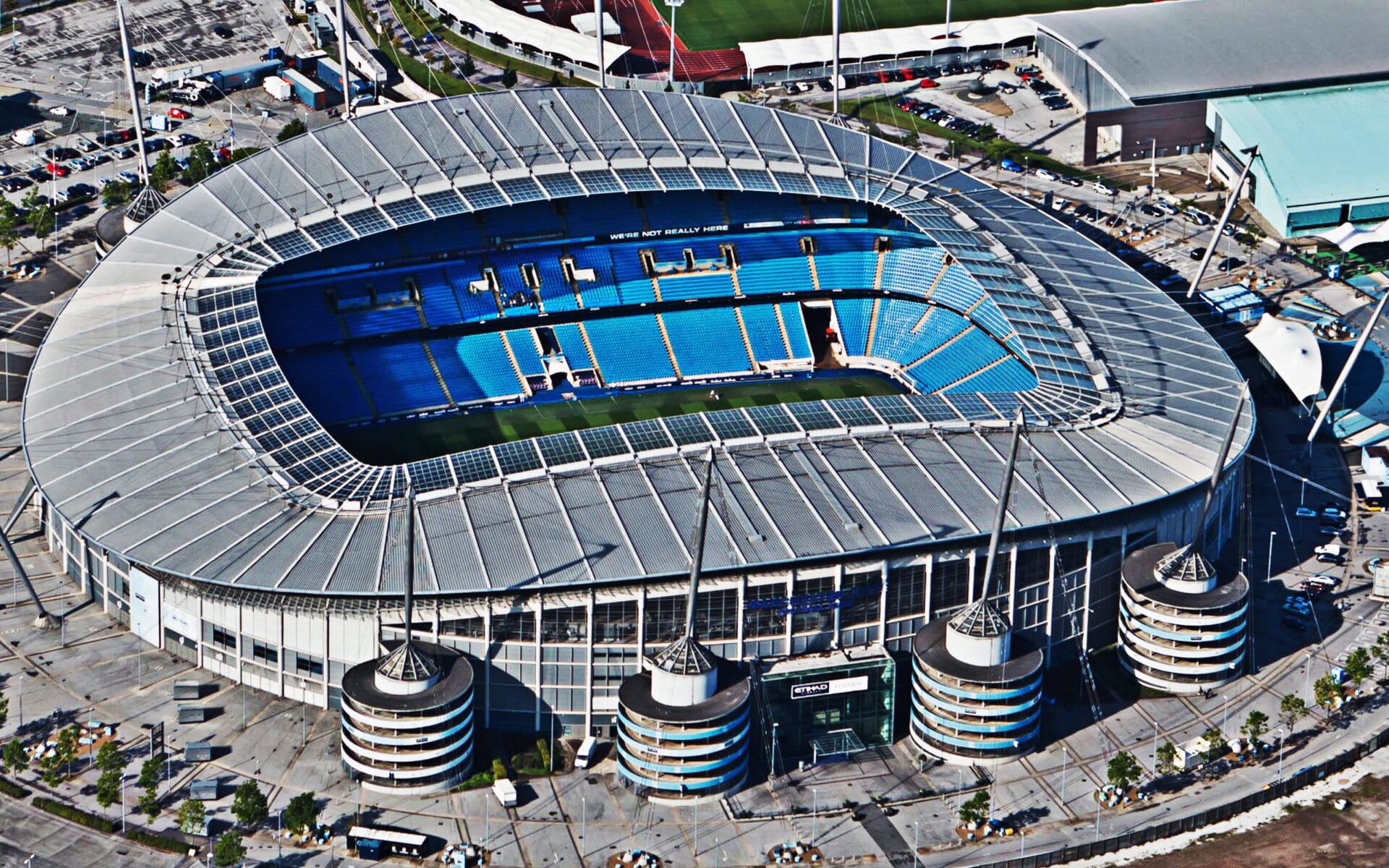 Manchester City stadium Wallpaper Etihad Stadium